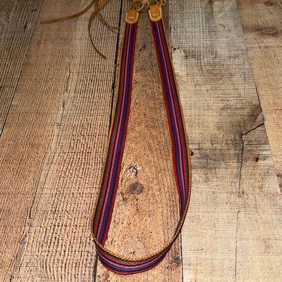 Consuela PINK SLIM WEBBING CROSSBODY STRAP & Bag Leather Accent Replacement - Picture 3 of 11